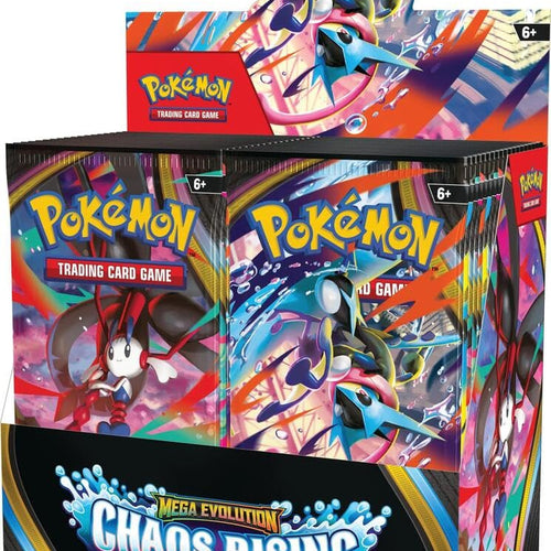 Coliseum | TCG: Mega Evolution—Chaos Rising Booster Display